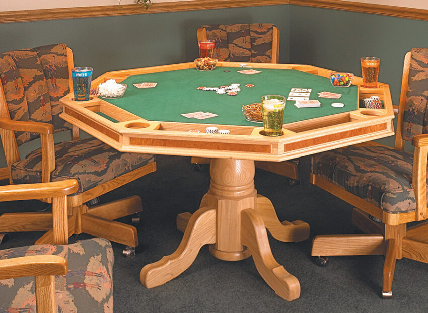 octagon poker table
